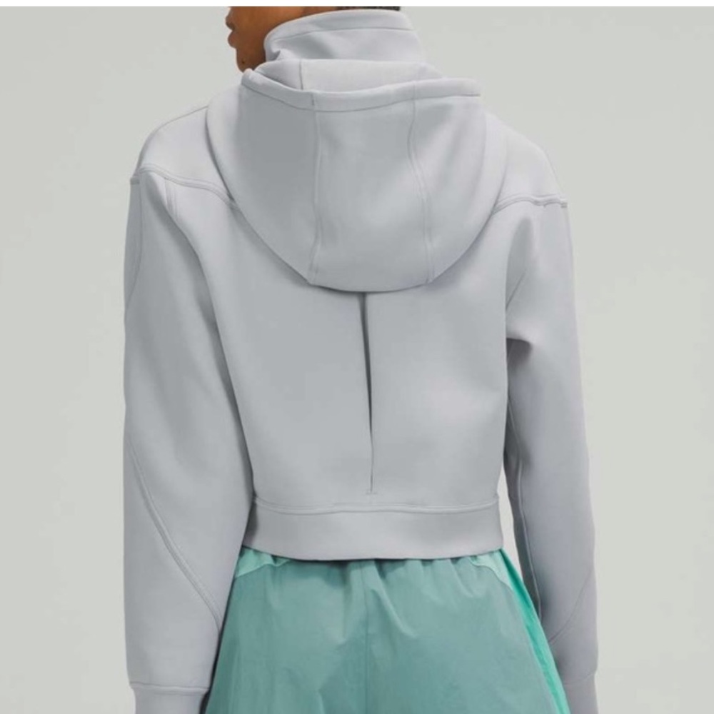 LULULEMON ROGUE RENEGADE ZIP HOODIE RHINO GRAY SZ 10 - Picture 3 of 10